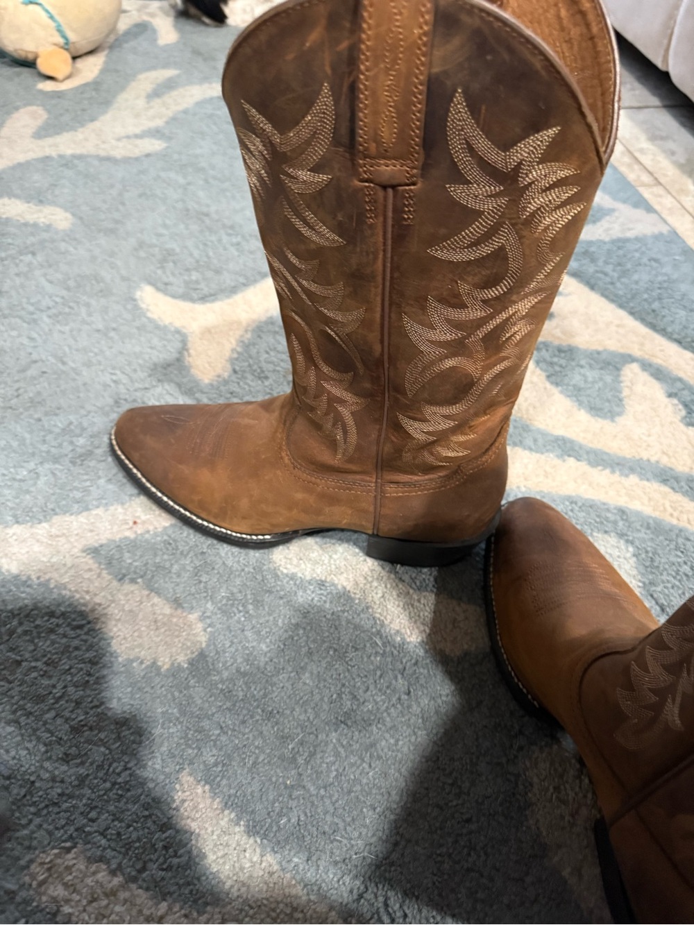 Men’s Ariat Brown Embroidered Western Boots